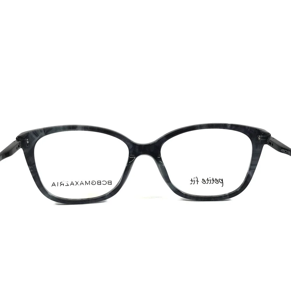 BCBGMAXAZRIA Eyeglasses Frame GALENA BLACK GREY MULTI Cat Eye Full Rim 48-15-130